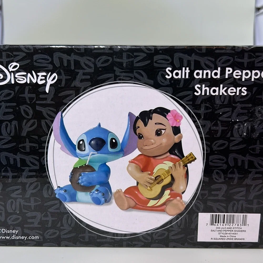 DISNEY Salt and Pepper Shakers Dis Lilo & Stitch